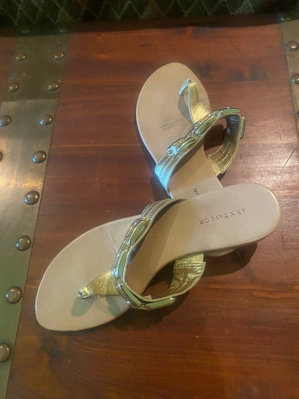 Beautiful gold sandals….so very versatile!